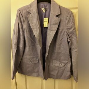 Colwater creek gray 1x jacket with tags